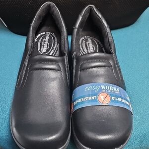 Easy Works Black Slip-On Shoes Brand New Size 12